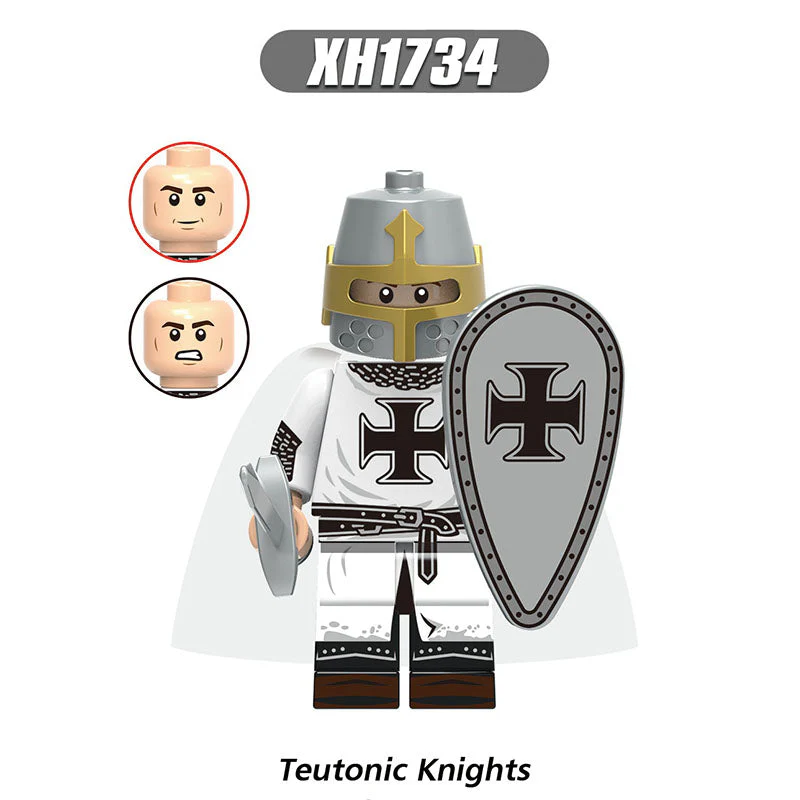 X0316 Medieval minifigures (Teutonic Knights Hospital Knights Knights Templar) - Image 6