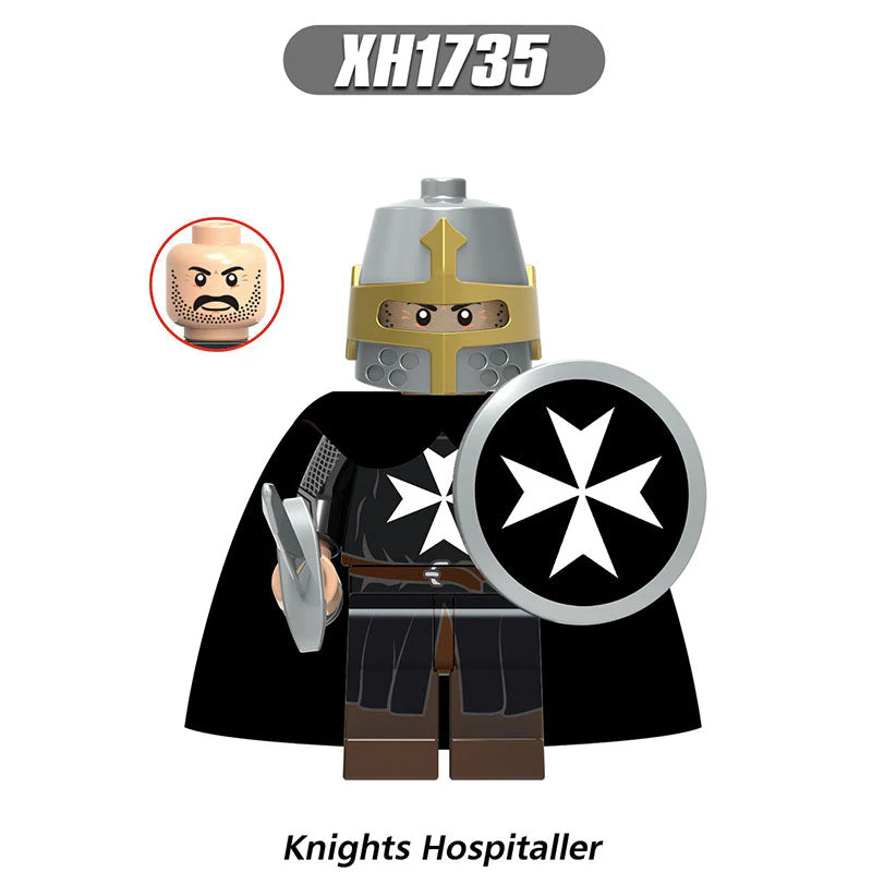 X0316 Medieval minifigures (Teutonic Knights Hospital Knights Knights Templar) - Image 7