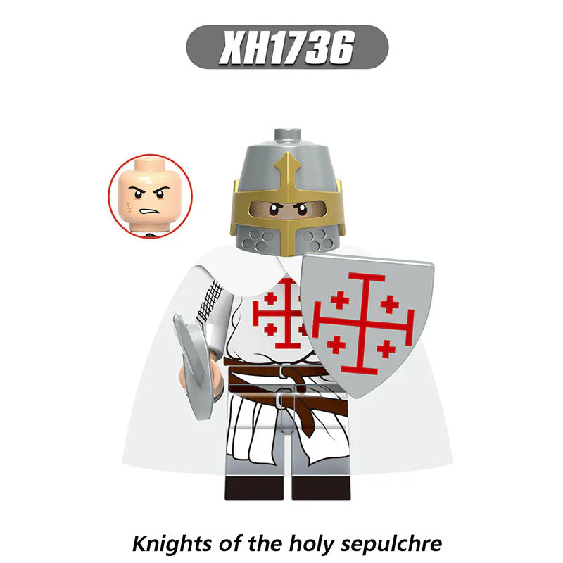 X0316 Medieval minifigures (Teutonic Knights Hospital Knights Knights Templar) - Image 8