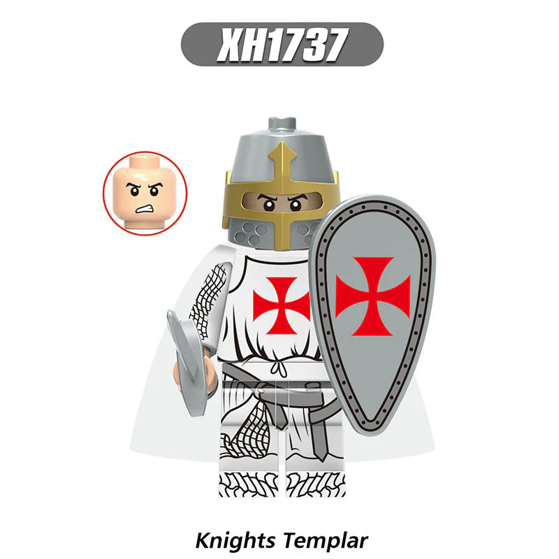 X0316 Medieval minifigures (Teutonic Knights Hospital Knights Knights Templar) - Image 9