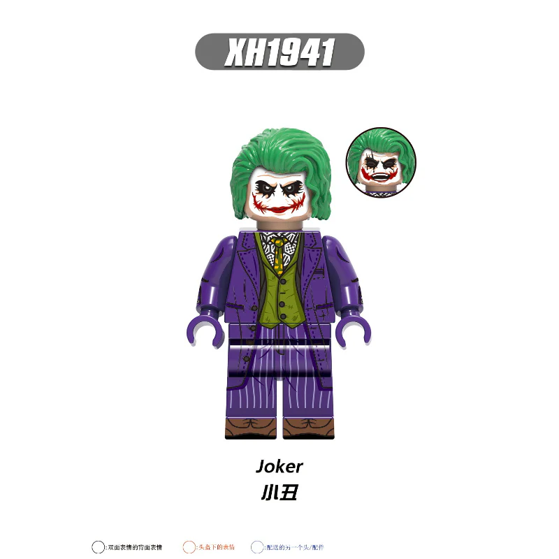 X0341 Superhero Series Batman Joker Catwoman Nightwing Alfred Butler Minifigures - Image 3