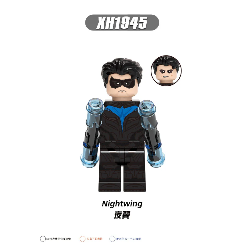 X0341 Superhero Series Batman Joker Catwoman Nightwing Alfred Butler Minifigures - Image 7