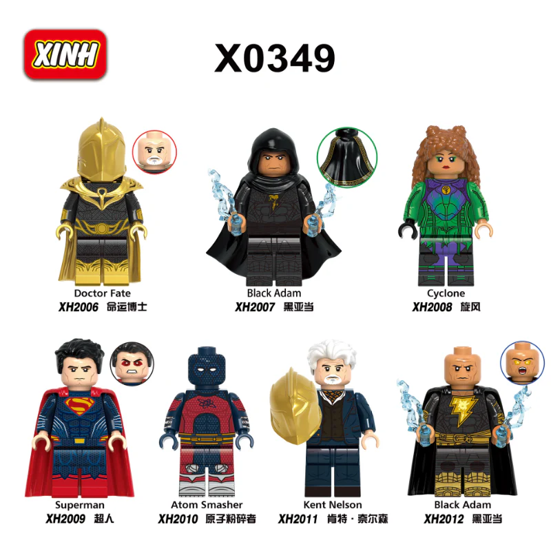 X0349 Super Hero Series Black Adam Dr. Fate Minifigure - Image 10