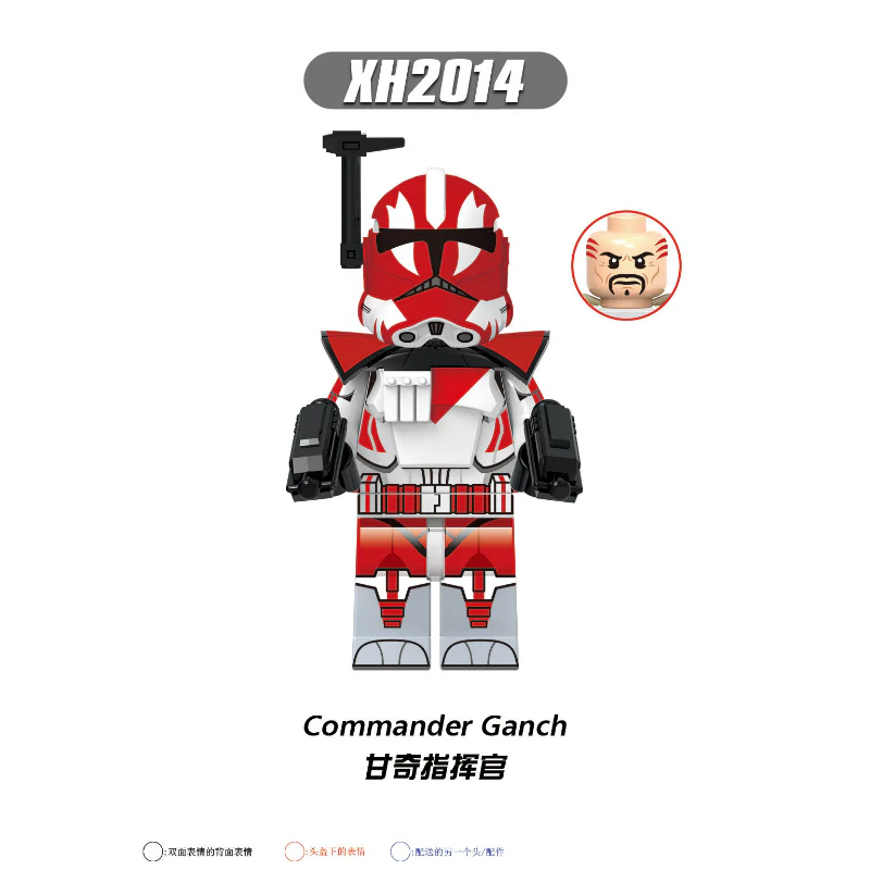 X0350 Star Wars Series Dredd Captain Alpha Minifigures - Image 2