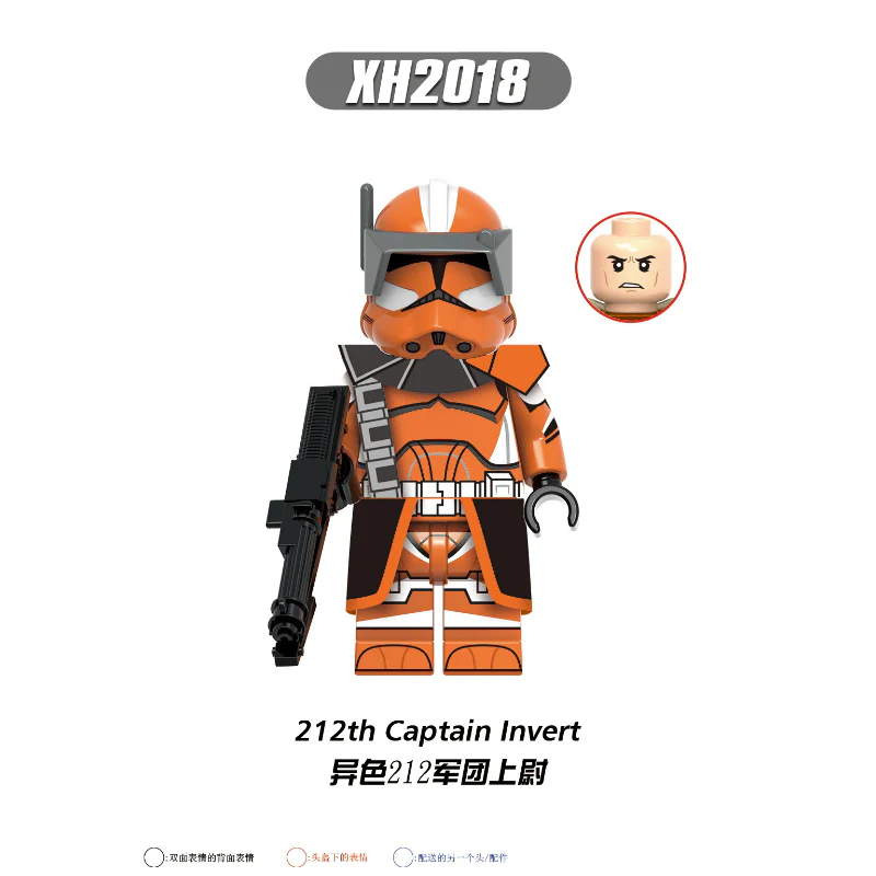 X0350 Star Wars Series Dredd Captain Alpha Minifigures - Image 6
