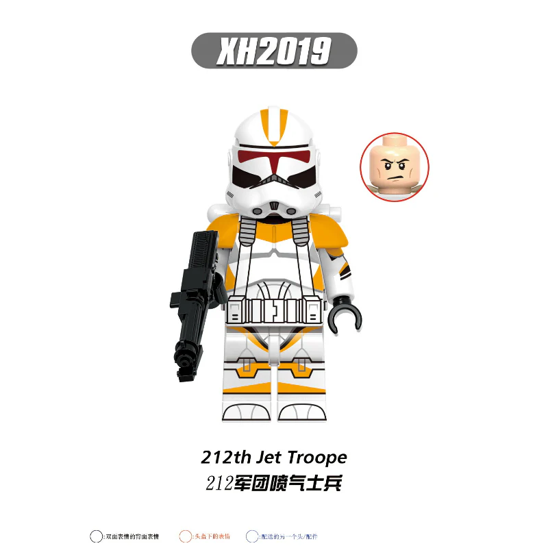 X0350 Star Wars Series Dredd Captain Alpha Minifigures - Image 7