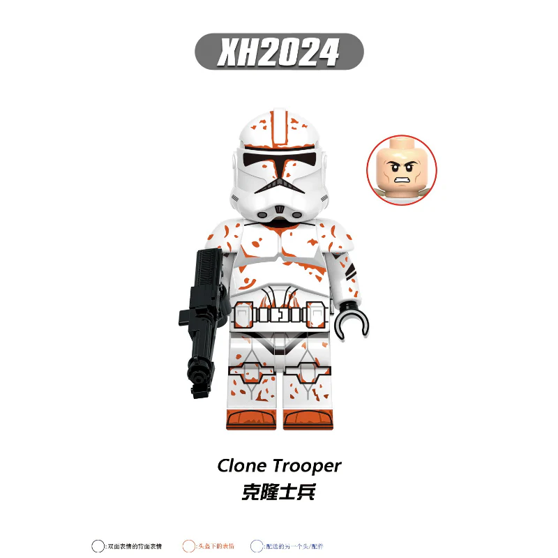 X0351 Star Wars Series Commander of the  Clone Soldier Corps Minifigures - Image 4