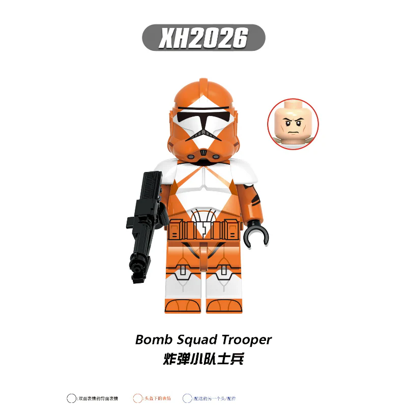 X0351 Star Wars Series Commander of the  Clone Soldier Corps Minifigures - Image 6