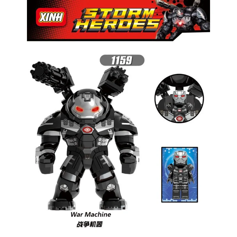 X1157-1160 Superhero Series Avengers Mecha Big Minifigures - Image 4