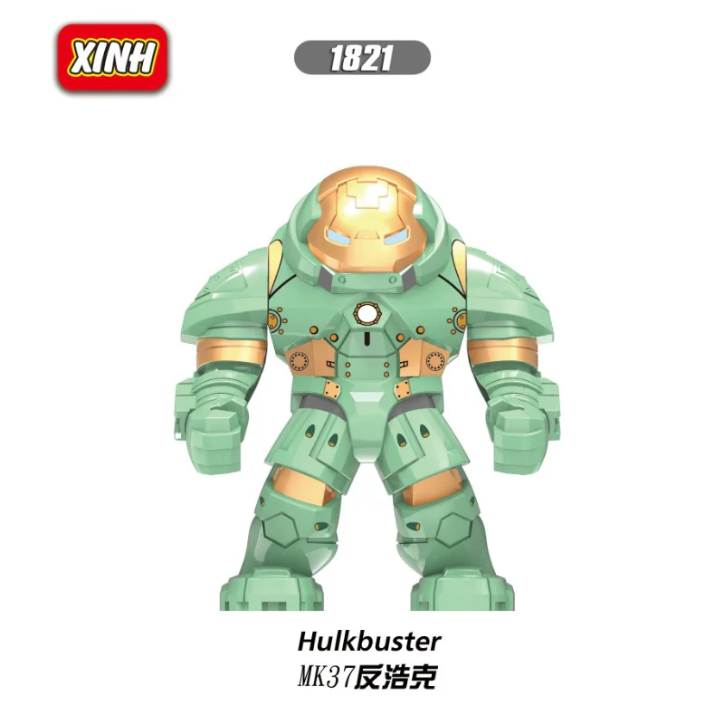 X1157-1160 Superhero Series Avengers Mecha Big Minifigures - Image 6