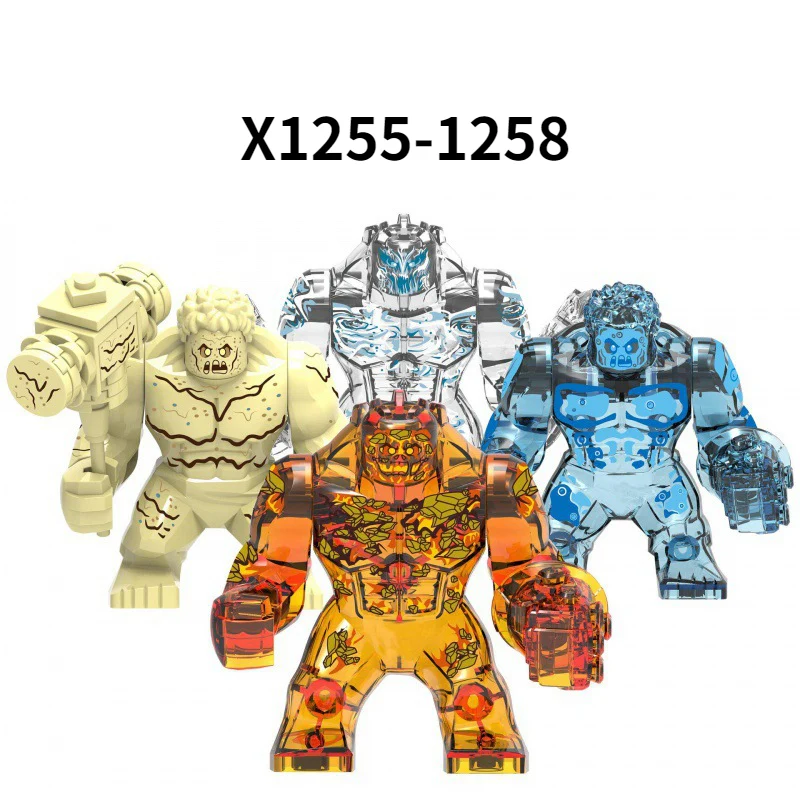 X1255-1258 terroir water and fire element spider man Minifigures - Image 10
