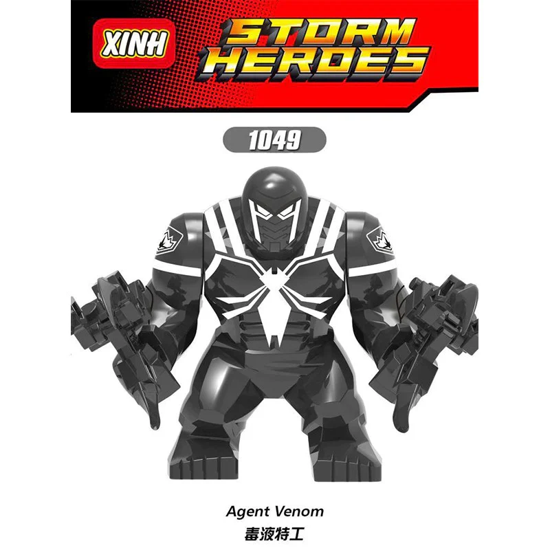 X888 X891 X892 X893 X1047-1049 superhero series venom big minifigures - Image 4