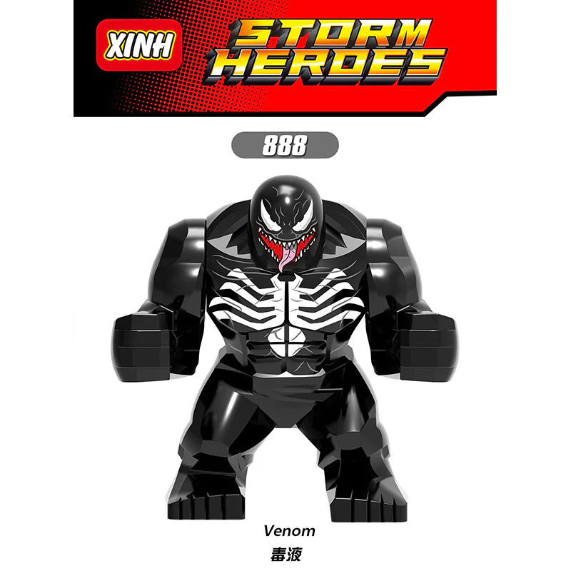 X888 X891 X892 X893 X1047-1049 superhero series venom big minifigures - Image 9