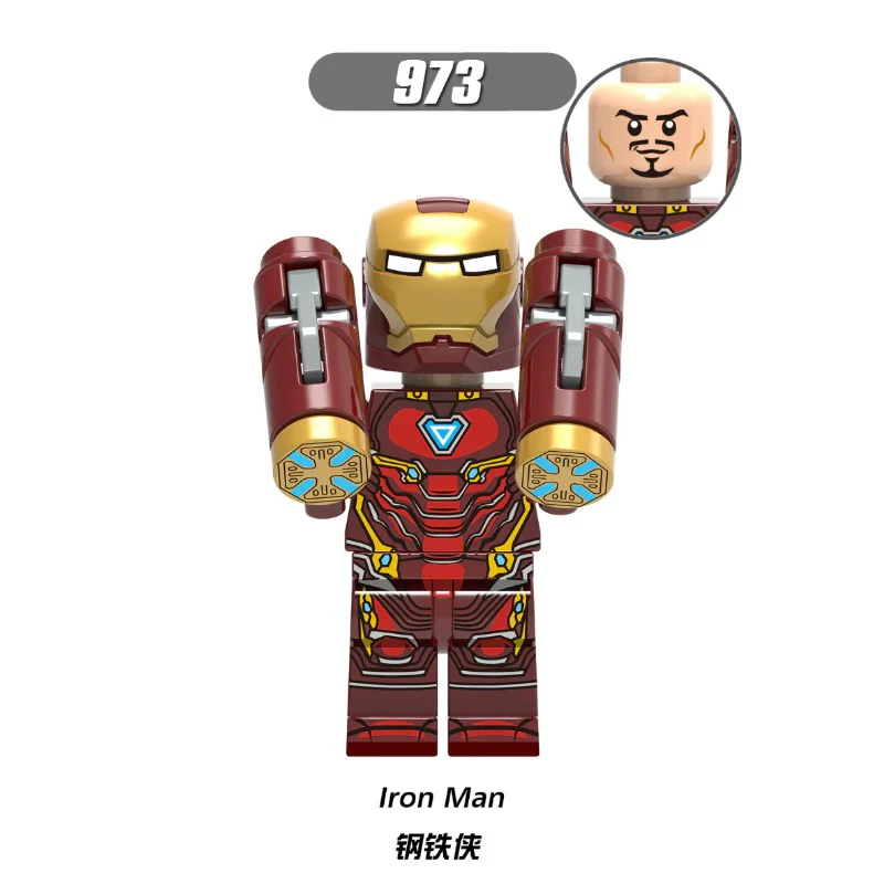 XH0221 superhero series Ghost Rider Spiderman minifigures - Image 2