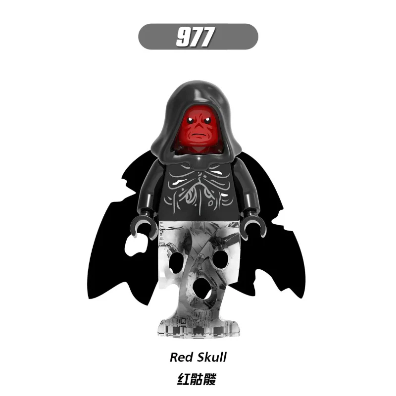 XH0221 superhero series Ghost Rider Spiderman minifigures - Image 6