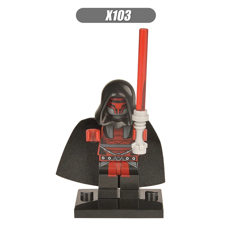 XH102  XH103 star wars series black warrior Darth Raven minifigures - Image 3