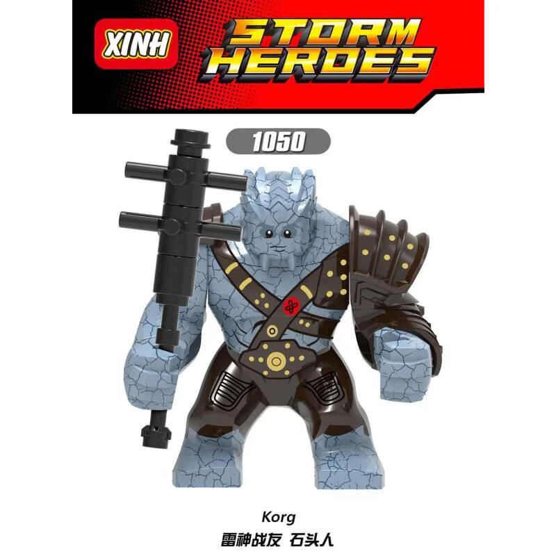XH1050 XH1421 XH1259 Super Hero Series Stone Man Fighter Big Minifigures - Image 2