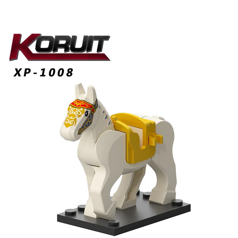 XP1007-1010  Military War Horse Minifigures - Image 2