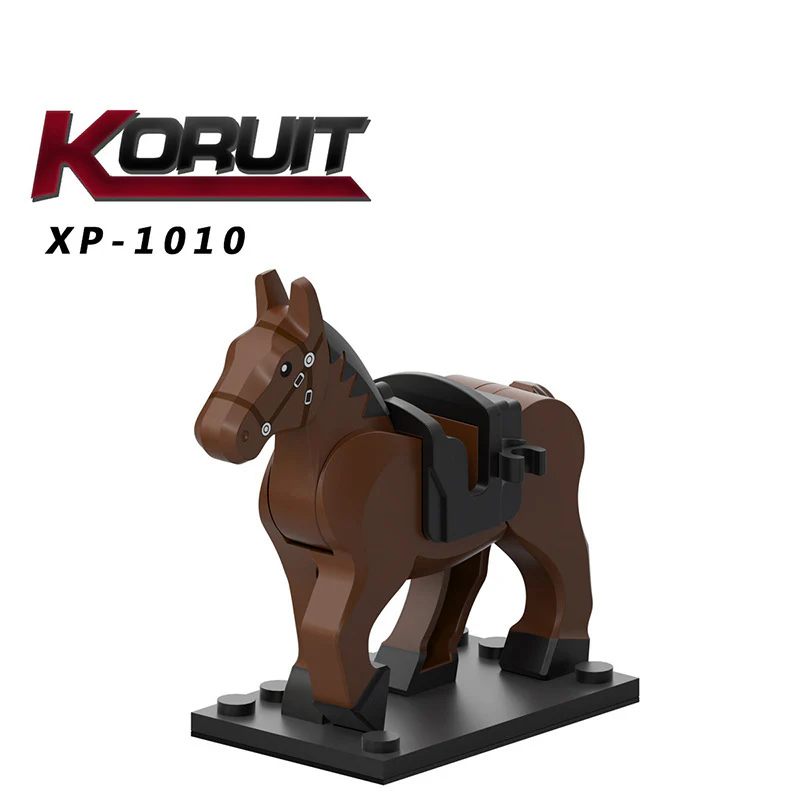 XP1007-1010  Military War Horse Minifigures - Image 4
