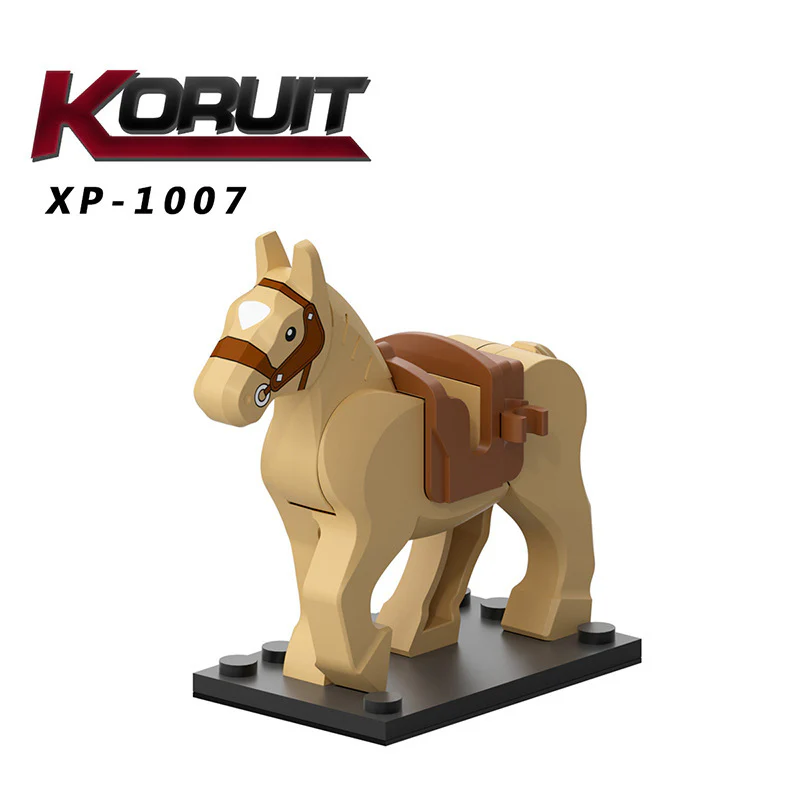 XP1007-1010  Military War Horse Minifigures - Image 5