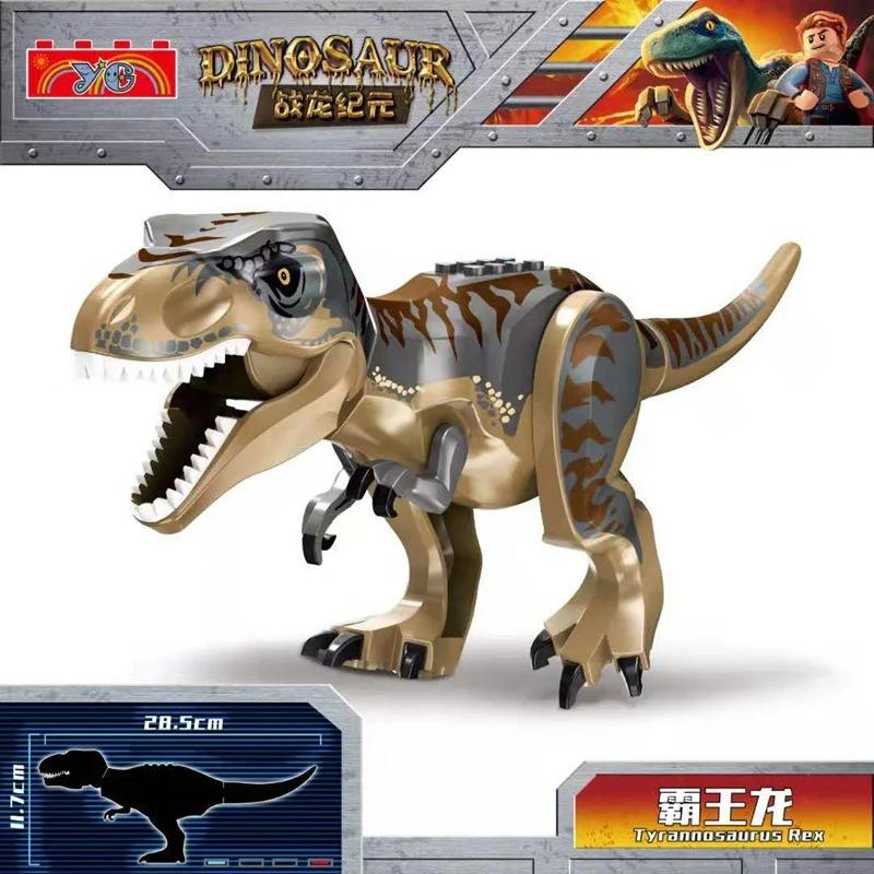 YG77028-1-YG77113-7 Jurassic Tyrannosaurus Baryonyx World Dinosaur Minifigures - Image 18