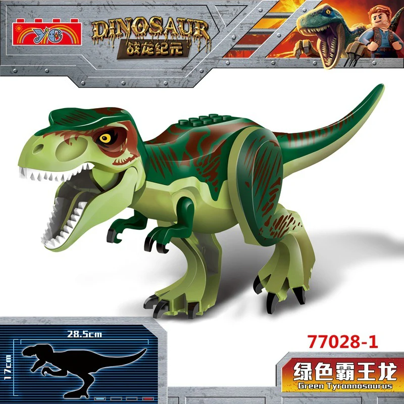 YG77028-1-YG77113-7 Jurassic Tyrannosaurus Baryonyx World Dinosaur Minifigures - Image 3