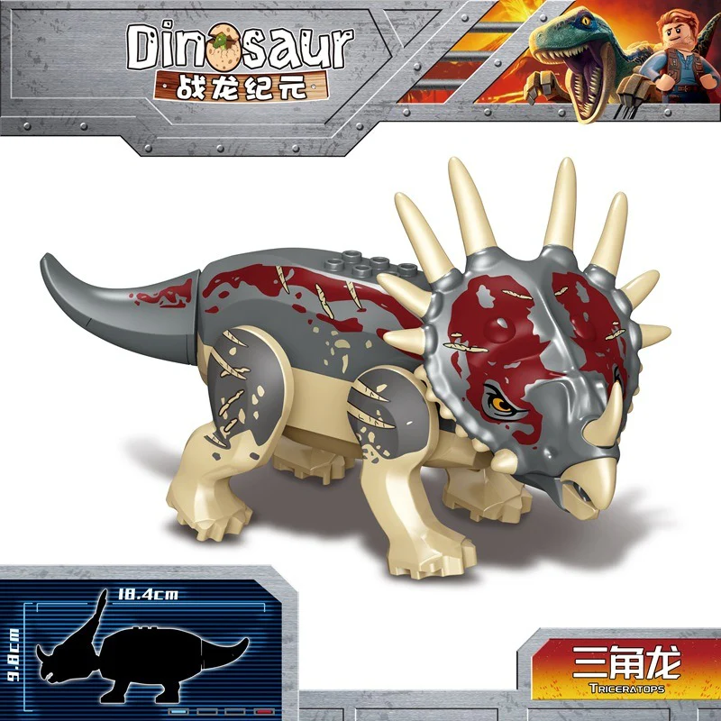 YG77028-1-YG77113-7 Jurassic Tyrannosaurus Baryonyx World Dinosaur Minifigures - Image 36