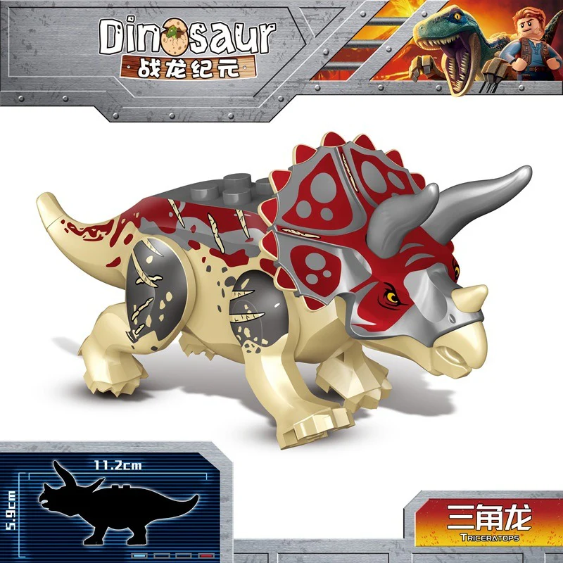 YG77028-1-YG77113-7 Jurassic Tyrannosaurus Baryonyx World Dinosaur Minifigures - Image 37