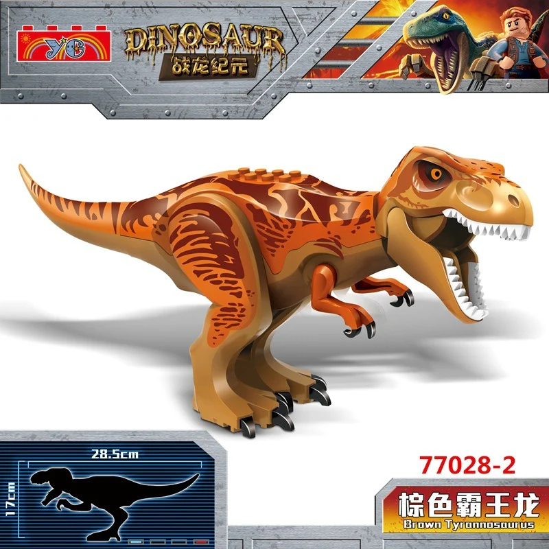YG77028-1-YG77113-7 Jurassic Tyrannosaurus Baryonyx World Dinosaur Minifigures - Image 4