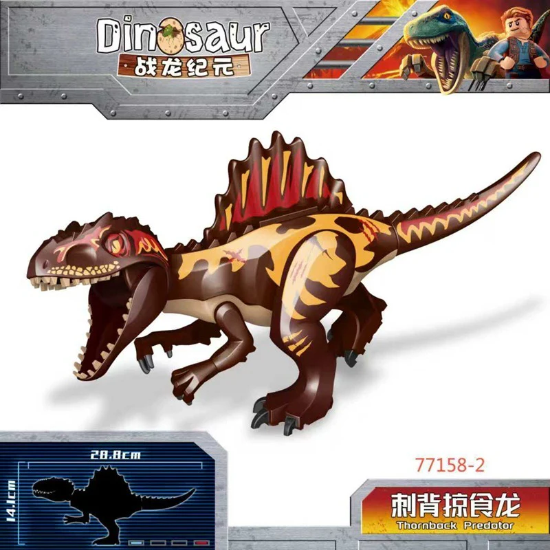 YG77028-1-YG77113-7 Jurassic Tyrannosaurus Baryonyx World Dinosaur Minifigures - Image 46