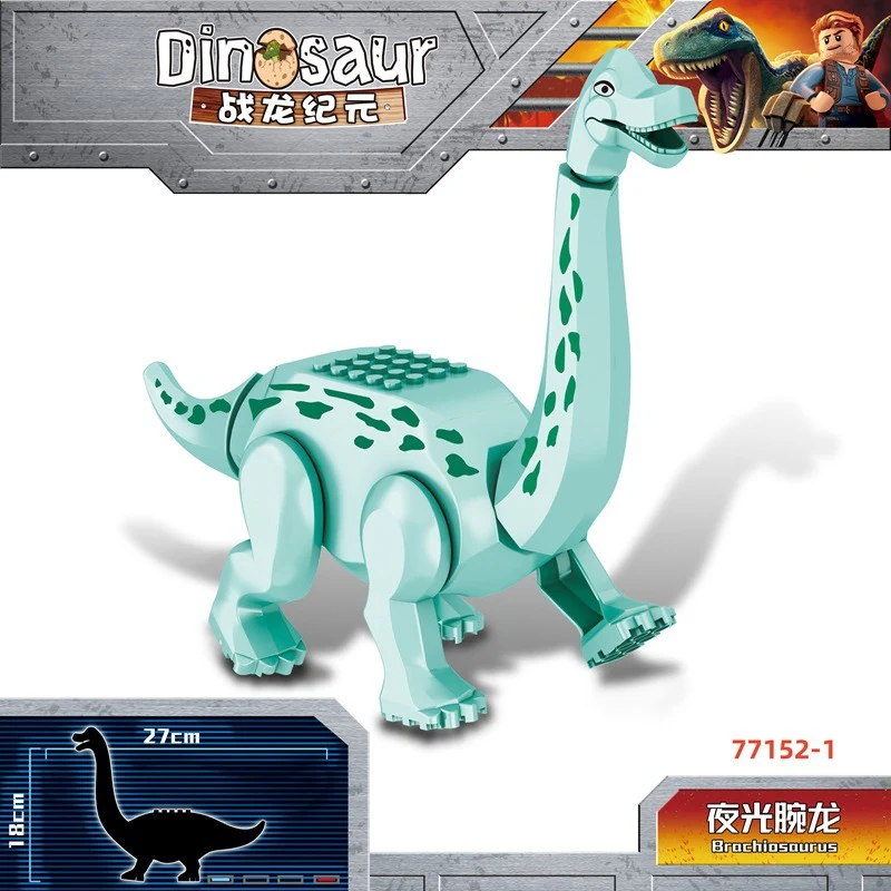 YG77028-1-YG77113-7 Jurassic Tyrannosaurus Baryonyx World Dinosaur Minifigures - Image 53