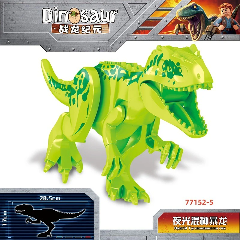 YG77028-1-YG77113-7 Jurassic Tyrannosaurus Baryonyx World Dinosaur Minifigures - Image 55