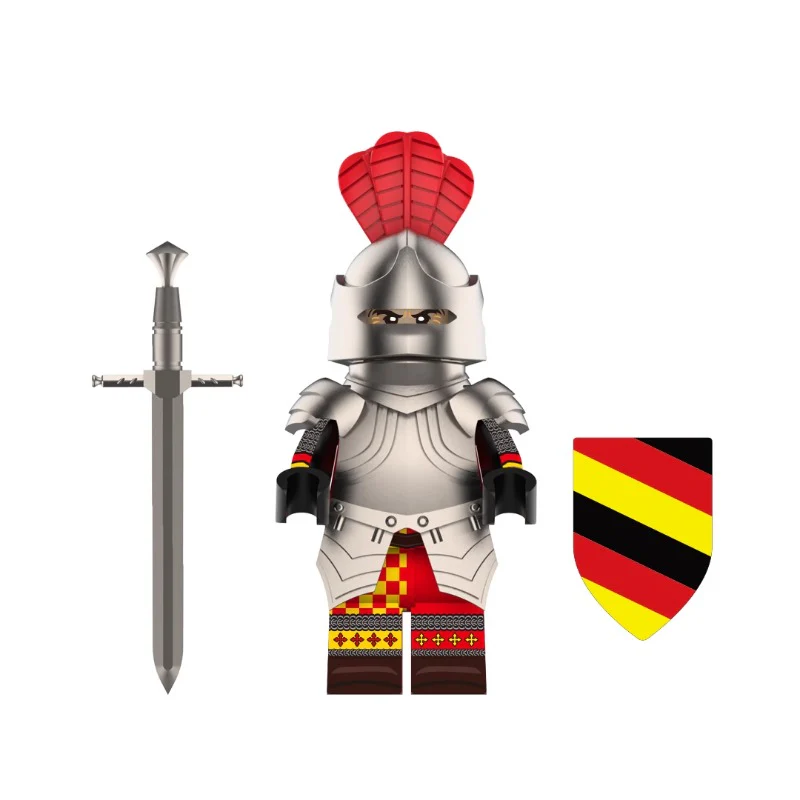 YL001 YL002 Medieval England French Noble Knights Minifigures - Image 3