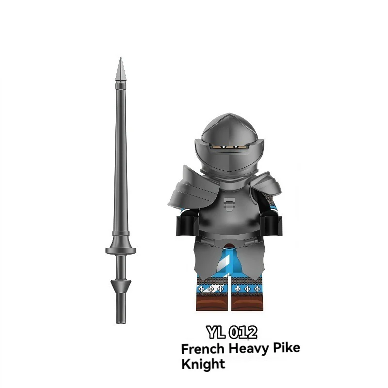YL011-012 medieval militia soldiers Minifigures - Image 3
