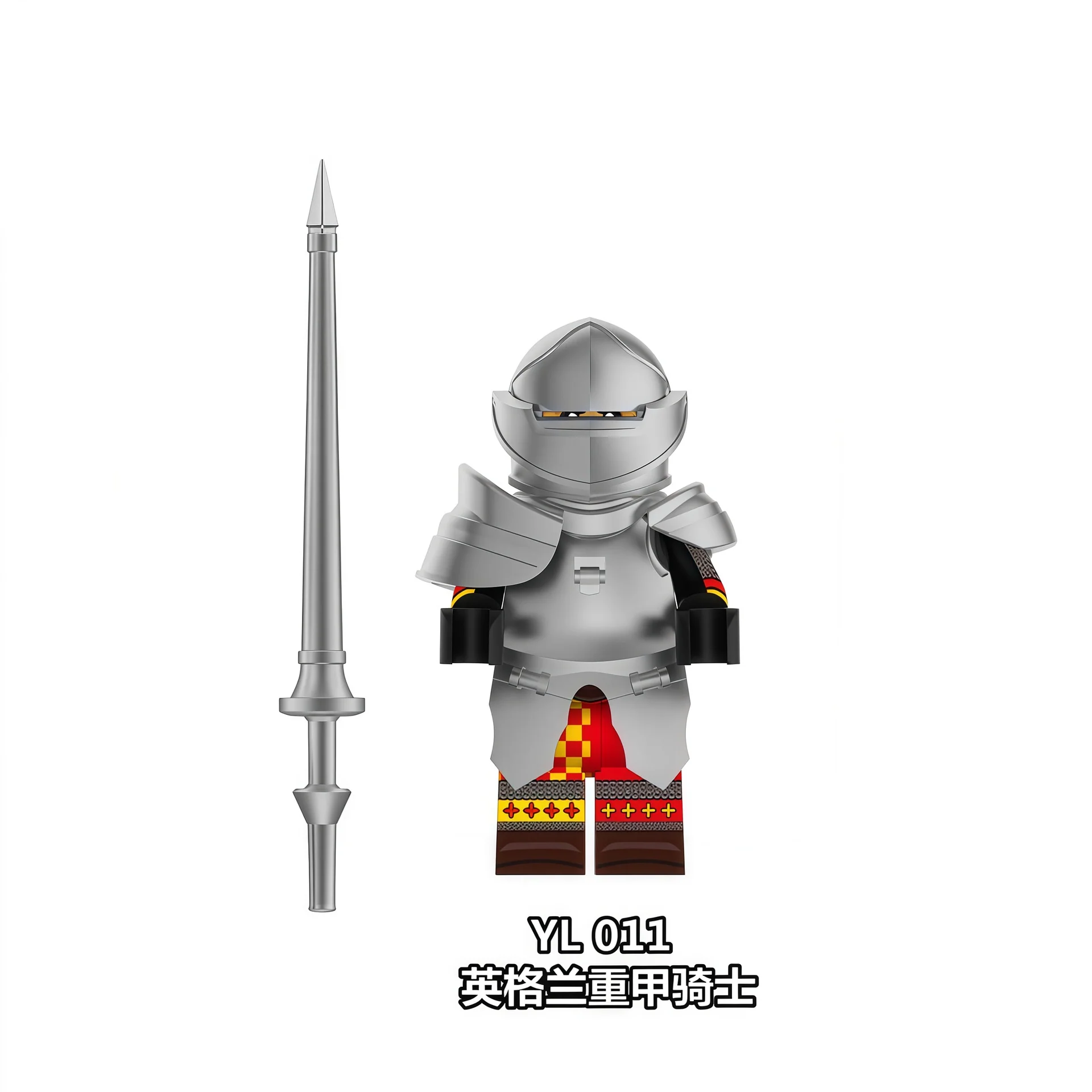 YL011-012 medieval militia soldiers Minifigures - Image 4