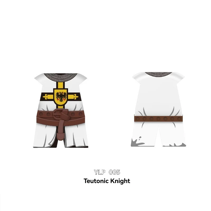 YLP005-012 Medieval Knight Breastplate Accessories Minifigures - Image 2