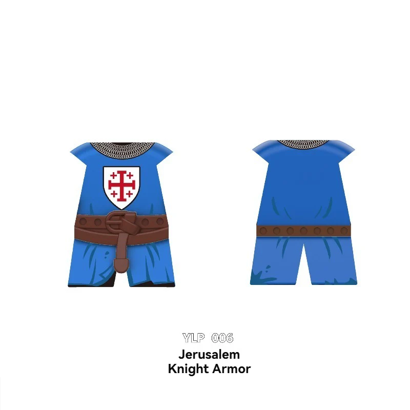 YLP005-012 Medieval Knight Breastplate Accessories Minifigures - Image 3