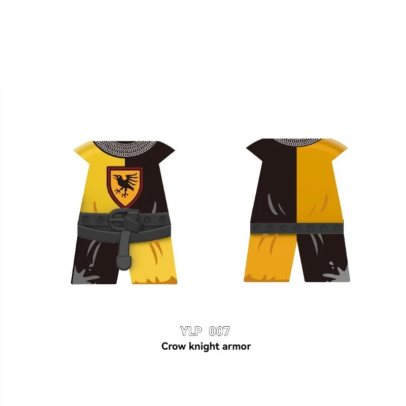 YLP005-012 Medieval Knight Breastplate Accessories Minifigures - Image 4