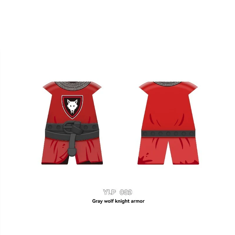 YLP005-012 Medieval Knight Breastplate Accessories Minifigures - Image 6