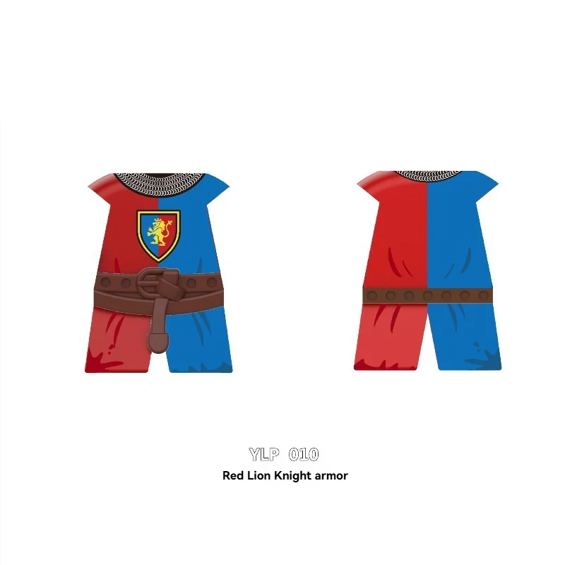 YLP005-012 Medieval Knight Breastplate Accessories Minifigures - Image 7
