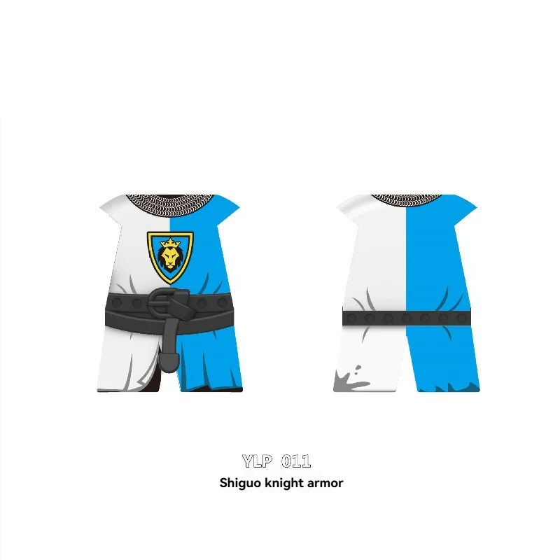 YLP005-012 Medieval Knight Breastplate Accessories Minifigures - Image 8