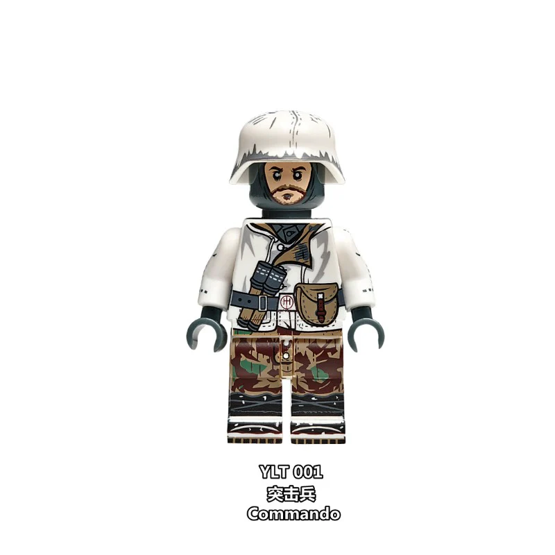 YLT001-004 German military in the snow Minifigures - Image 2