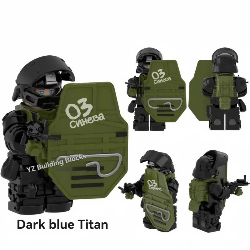 YZ00116A-00127A Operation Delta Force (without weapons) - Military Special Forces Minifigures - Image 10