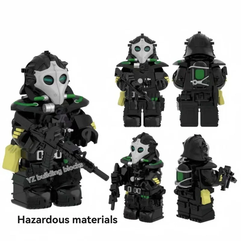 YZ00116A-00127A Operation Delta Force (without weapons) - Military Special Forces Minifigures - Image 5