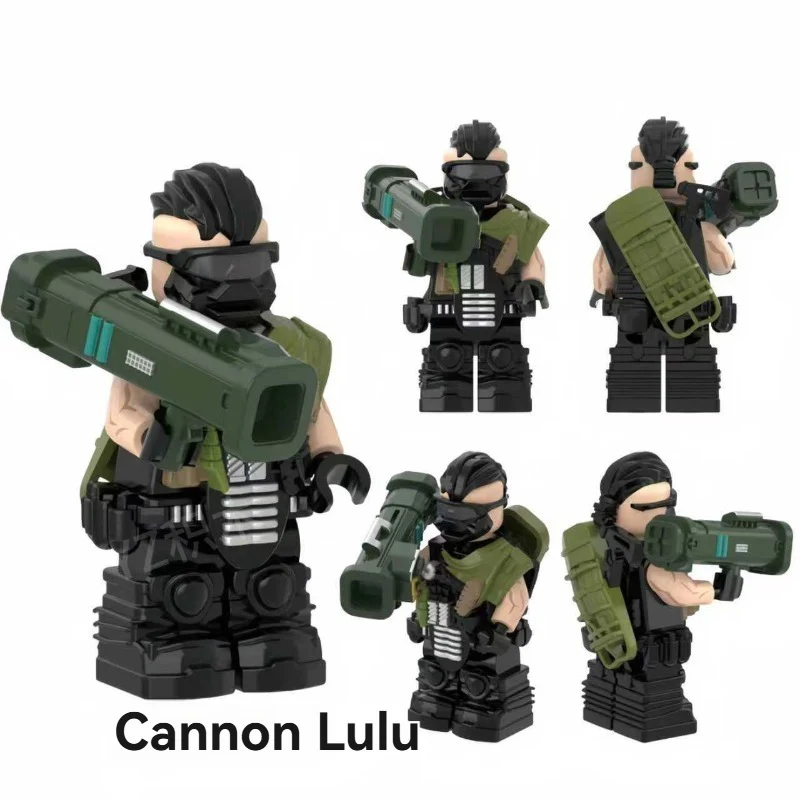 YZ00116A-00127A Operation Delta Force (without weapons) - Military Special Forces Minifigures - Image 7