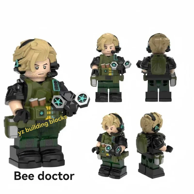 YZ00116A-00127A Operation Delta Force (without weapons) - Military Special Forces Minifigures - Image 8