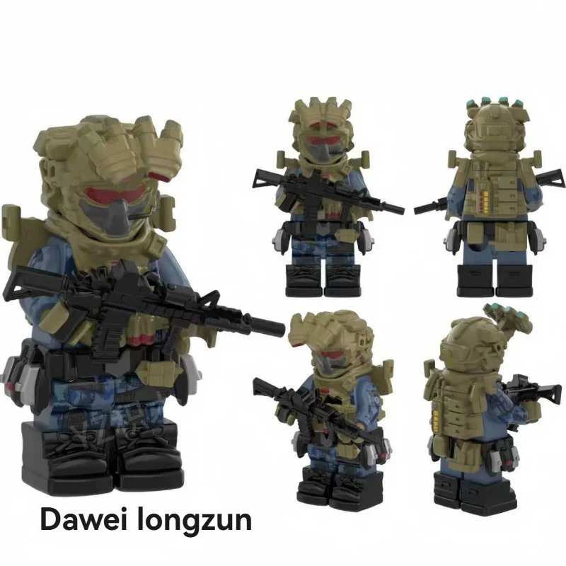 YZ00116A-00127A Operation Delta Force (without weapons) - Military Special Forces Minifigures - Image 9