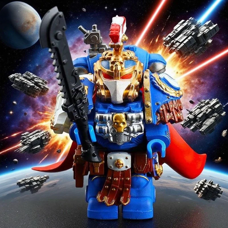Z933 Z933-2 Warhammer 40K: Star Warriors Executive Minifigures - Image 5