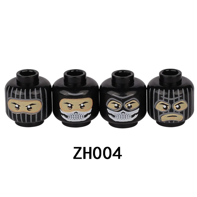 ZH001-ZH004 Halloween movie Joker Ghost Ghost Face Military Special Forces Soldier Expressions Minifigures - Image 5