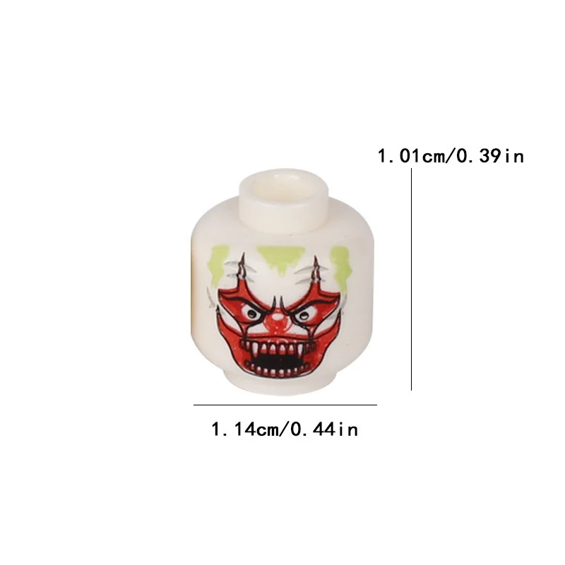 ZH001-ZH004 Halloween movie Joker Ghost Ghost Face Military Special Forces Soldier Expressions Minifigures - Image 6